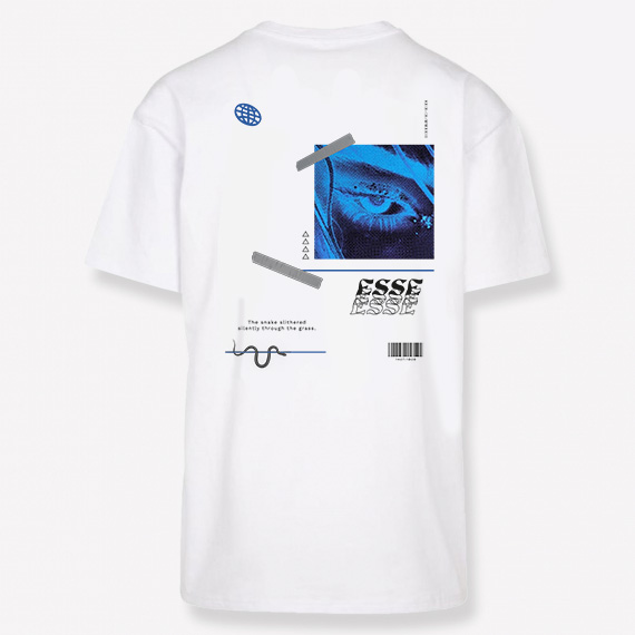 Esse vêtements t-shirt oversize streetwear dos